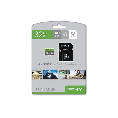 PNY 32GB Elite Class 10 U1 microSDHC Flash Memory